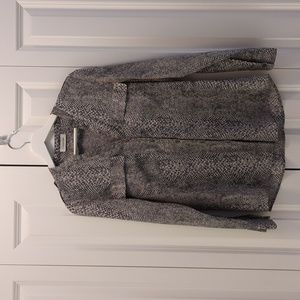 Calvin Klein Utility Shirt, Size XS, Snake Print